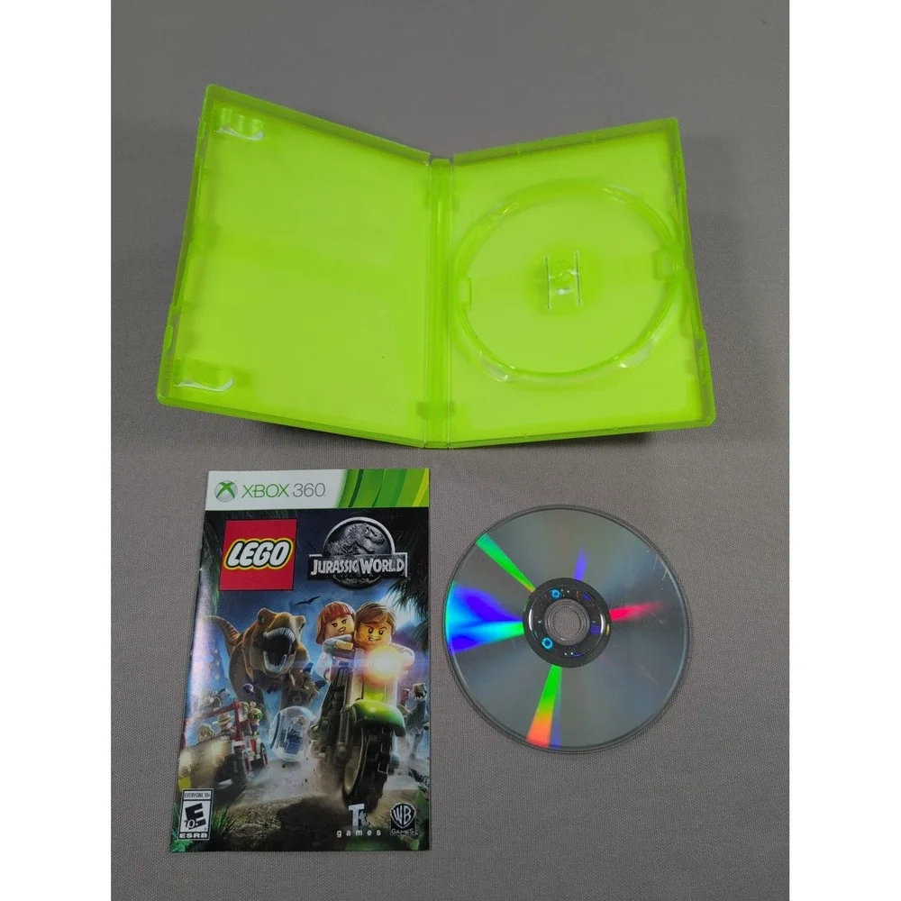 WB Games LEGO Jurassic World Xbox 360 Video Game Complete CIB Tested